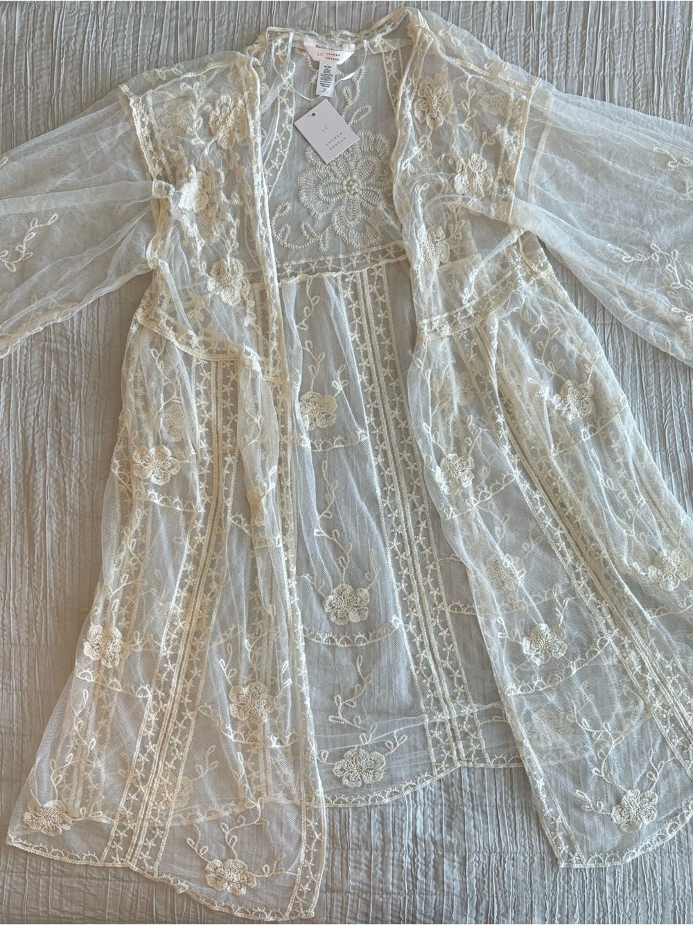 Lauren Conrad Lace Kimono Wrap